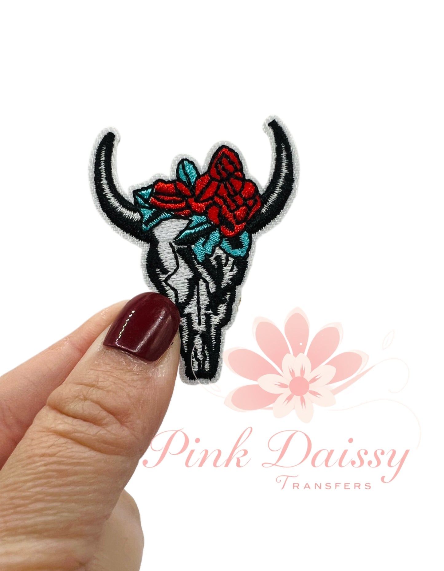 Western Cow Skull - Embroidered Patch