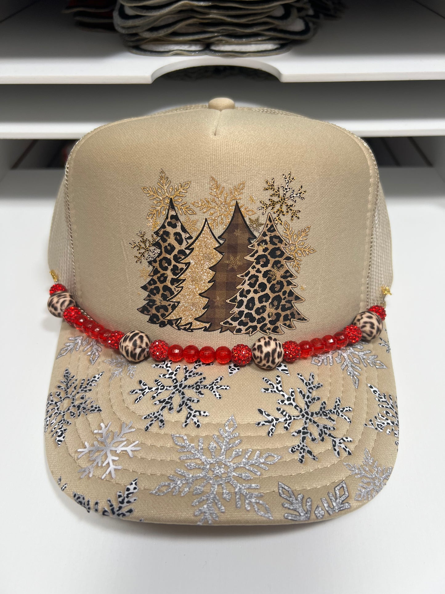 Cheetah Trees Trucker Hat