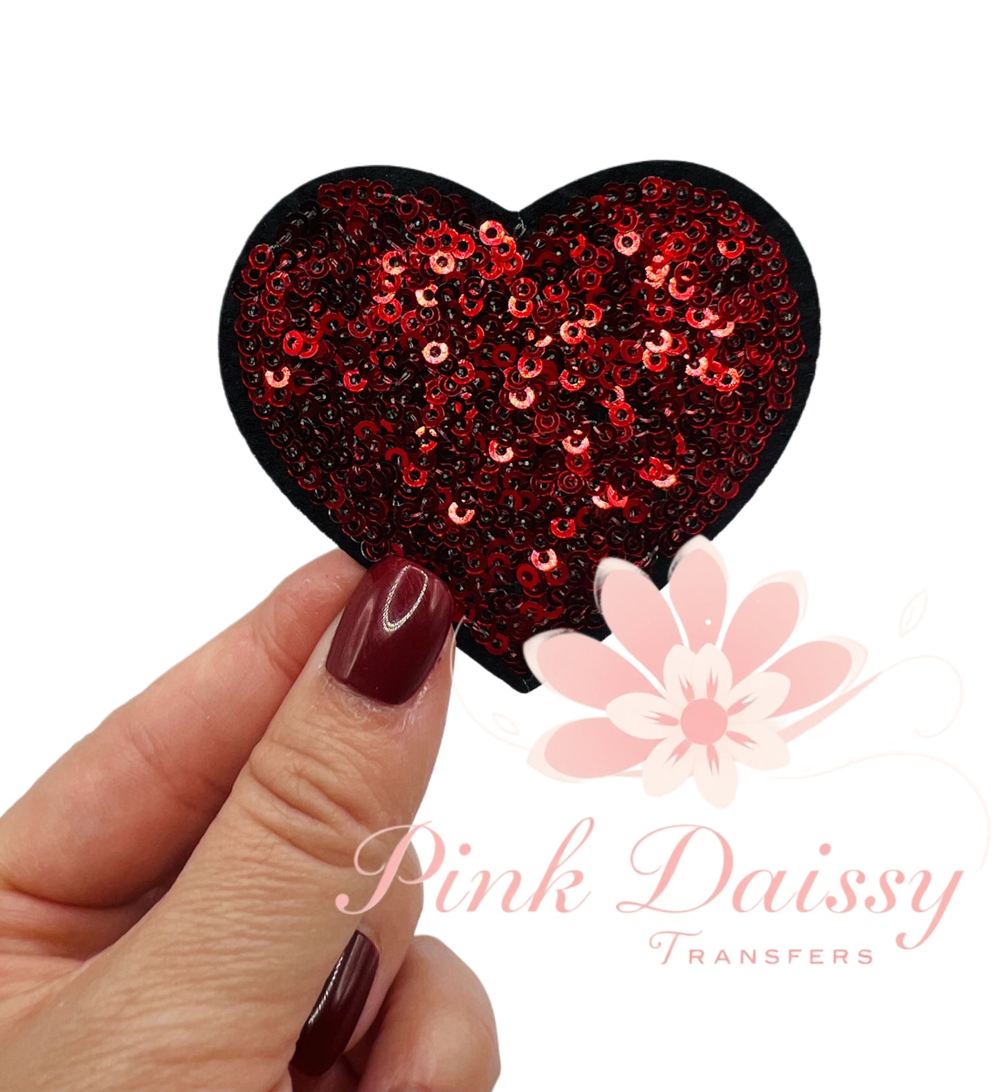 Red Heart - Sequin Patch