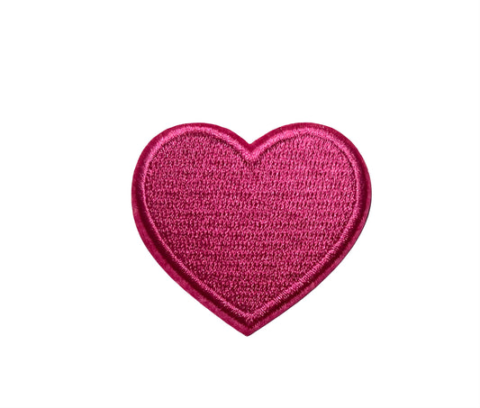 Pink Heart - Embroidered Patch