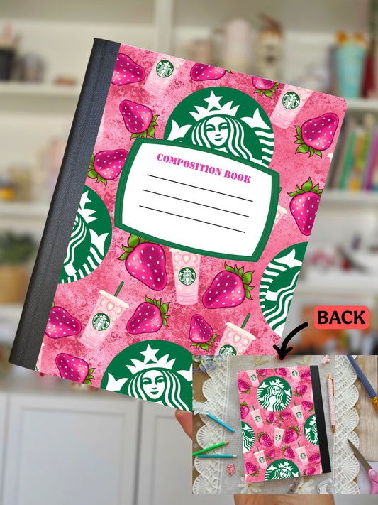 Pink Drink- Composition Notebook