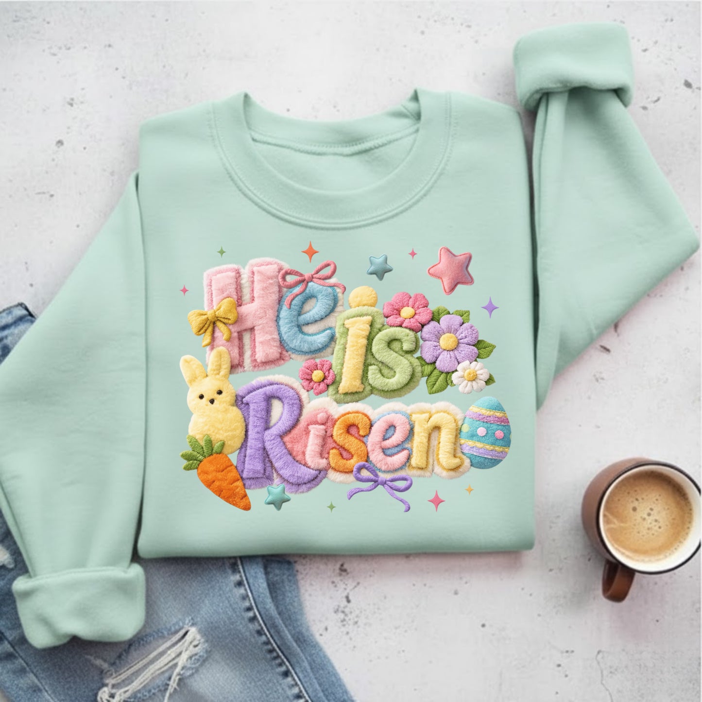 He is Risen Easter - DTF