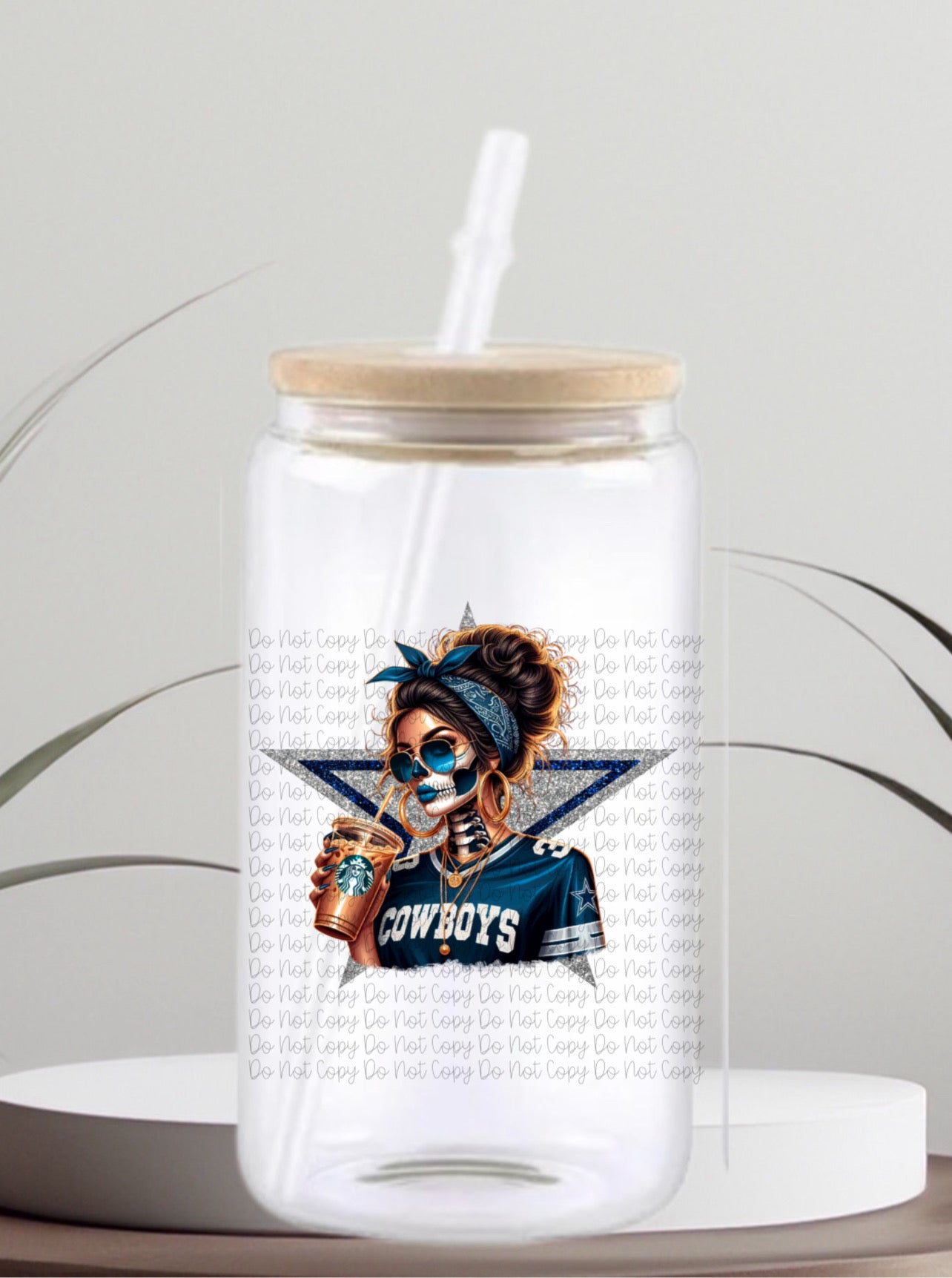 Cowboys Cup Decal - 4 inch