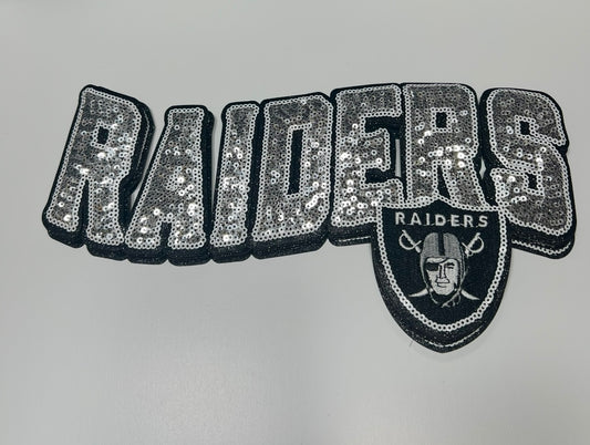 Raiders- Sequin Patch - Ready to Press