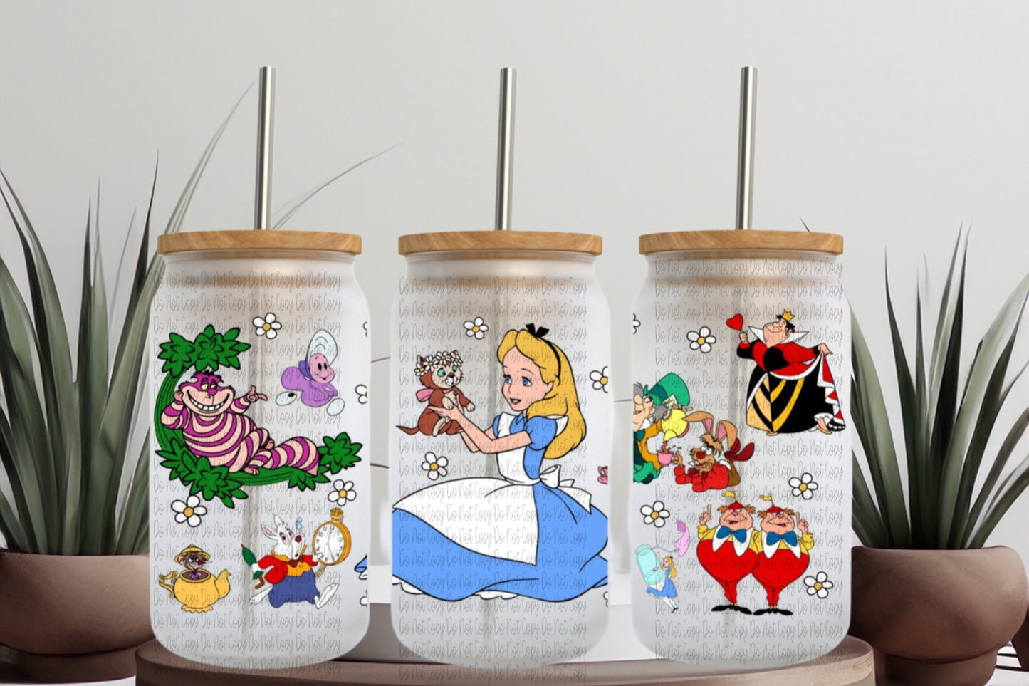 Tea Party Cup Wrap - 16oz