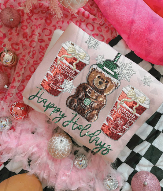 Coffee Bear - Clear Film Transfer