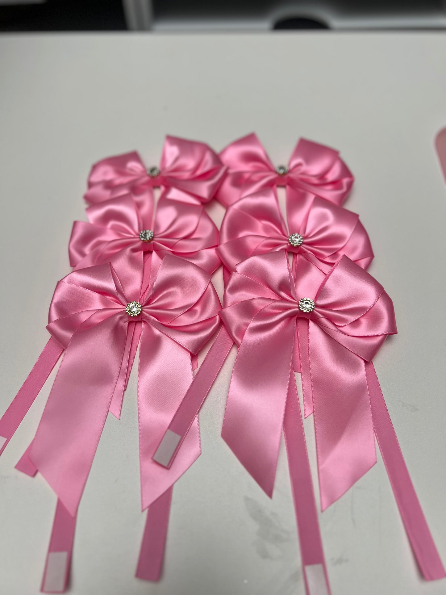 Pink Bows - 6 piece