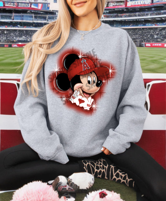 Red Mouse LA Baseball - DTF