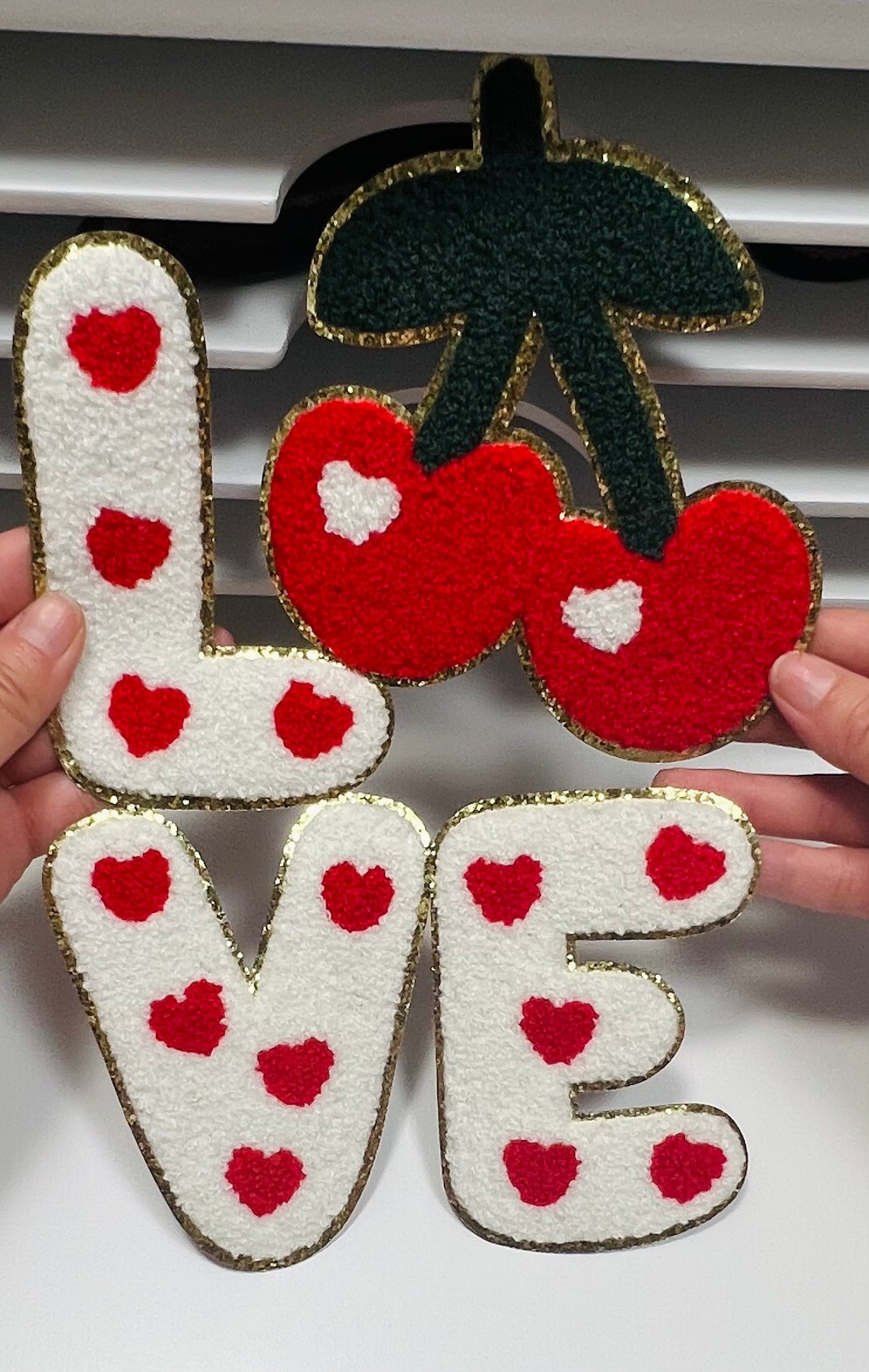 Cherry Love - Ready to Press Chenille Patch