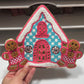 Gingerbread House - Chenille Patch - Ready to Press