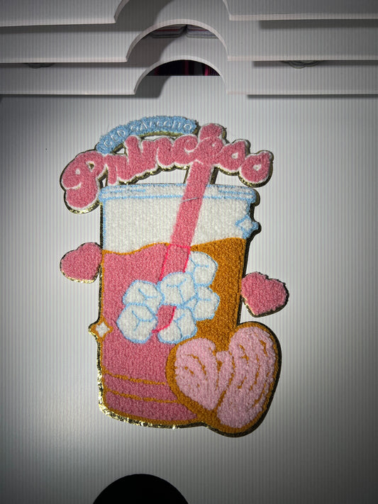 Cafecito Princess - Chenille Patch - Ready to Press