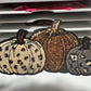 Pumpkin Trio- Chenille/Sequin Patch - Ready to Press