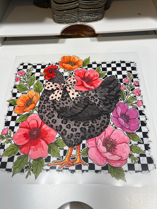 Checkered Flower Chicken