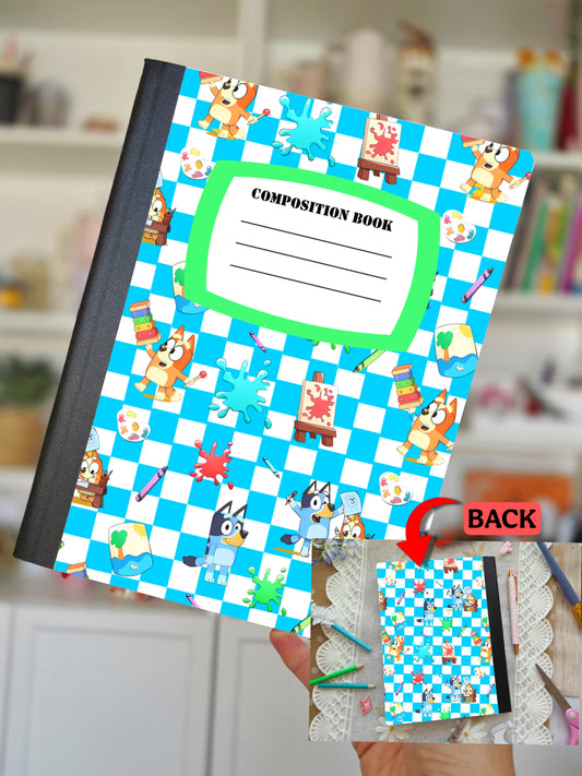 Blue Dog - Composition Notebook