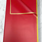 Red Solid Color Gold Edge Korean Paper