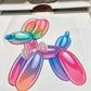 Watercolor Balloon Dog