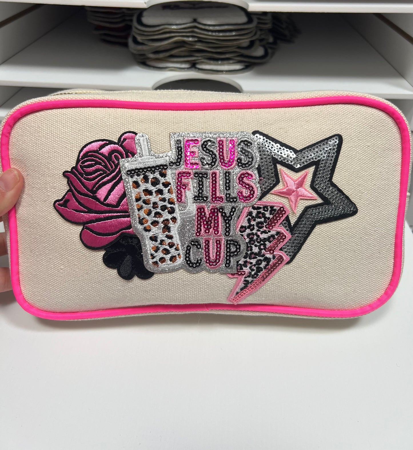 Jesus Fills My Cup - Cosmetic Bag
