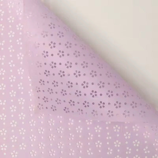 Papel Picado Korean Paper - Plum 10pc.