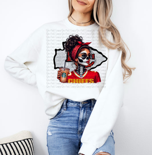 Chiefs Lions Skelly Girl