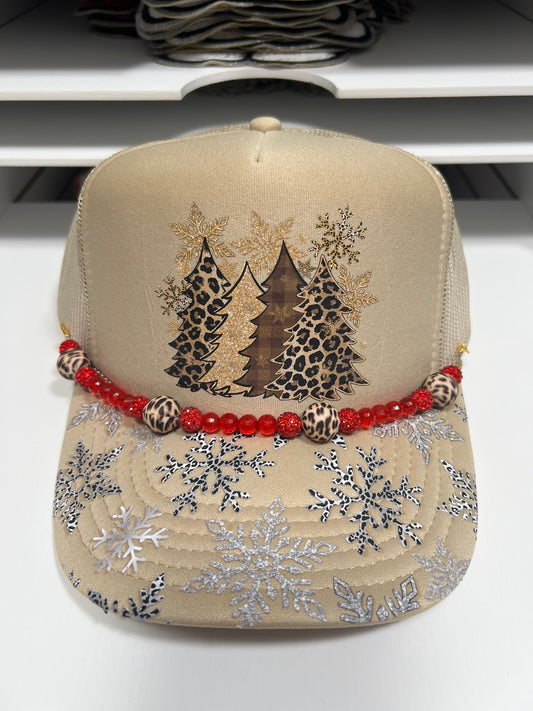 Cheetah Trees Trucker Hat