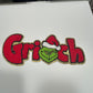 Red Grinch - Ready to Press Chenille Patch