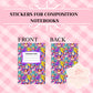 S12 - Sticker for Composition Notebook