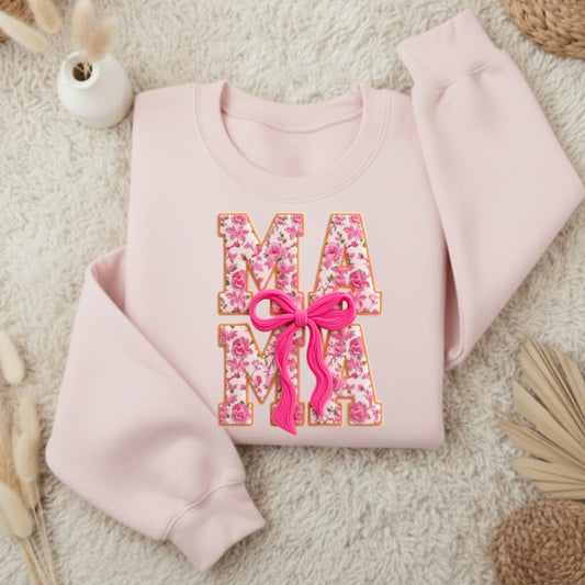Pink Floral Mama - DTF