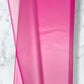 Transparent Solid Color Hot Pink Edge Korean Paper