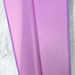 Transparent Solid Color Purple Edge Korean Paper