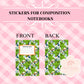 S16 - Sticker for Composition Notebook