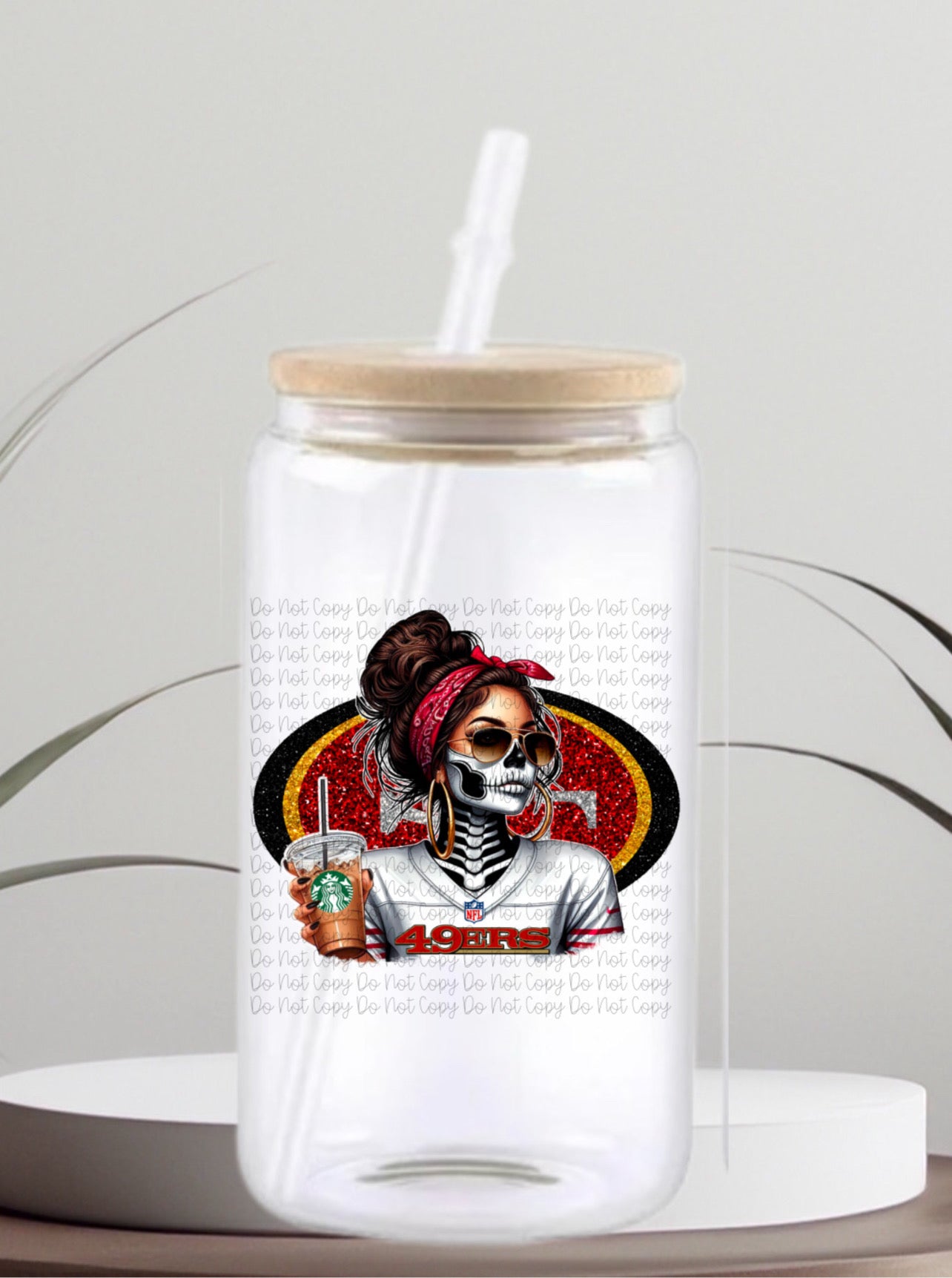 49ers Cup Decal - 4 inch