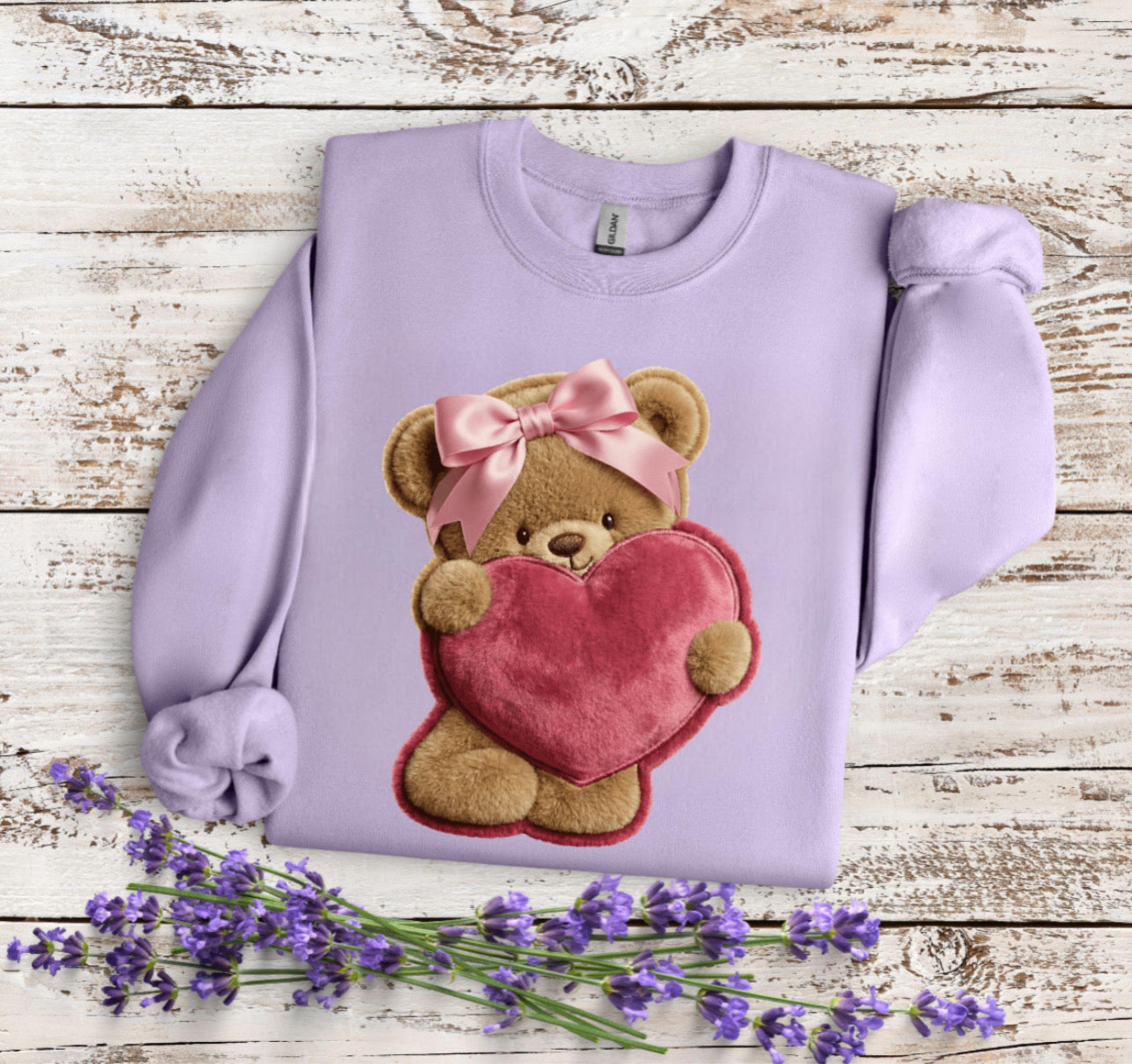 Teddy Bear Heart - DTF