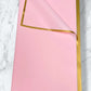 Pink Solid Color Gold Edge Korean Paper