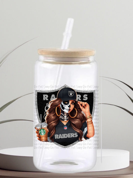 Raiders Cup Decal - 4 inch
