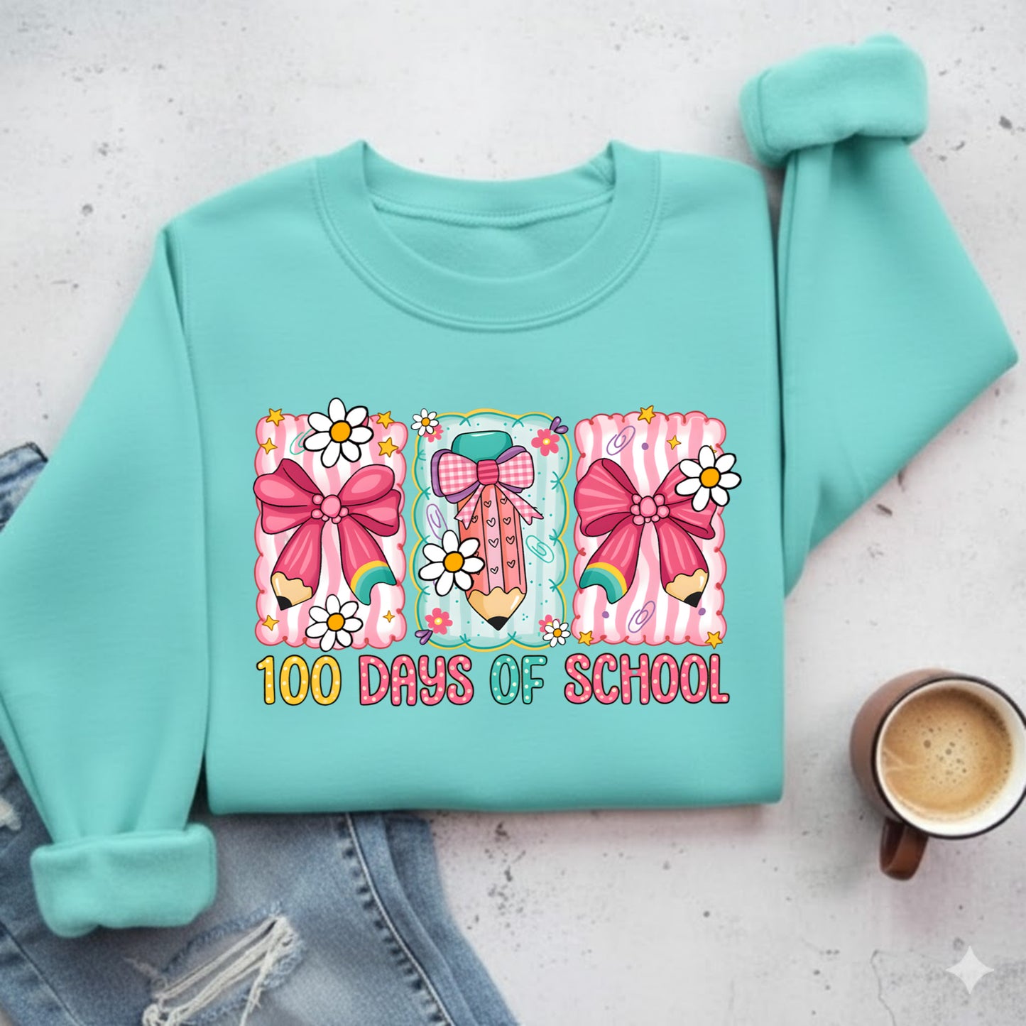 Pencil Coquette 100 Days- DTF