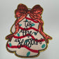 Christmas Tree Cake Coquette- Ready to Press Chenille Patch