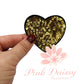 Gold Heart - Sequin Patch