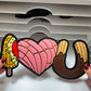I Heart You Elote Concha Churro - Ready to Press Chenille Patch