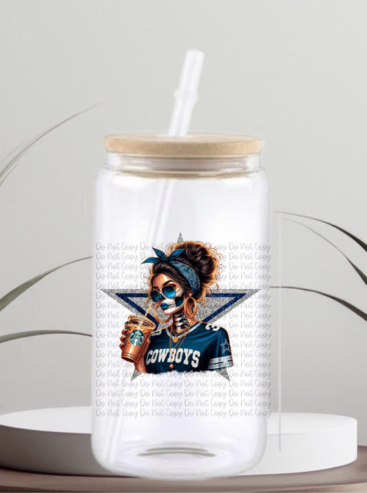 Cowboys Cup Decal - 4 inch