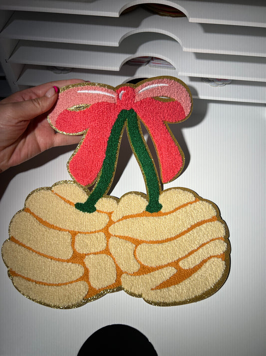 Conchita Cherries - Chenille Patch - Ready to Press