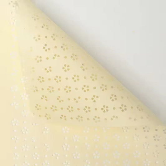 Papel Picado Korean Paper - Yellow 10pc.