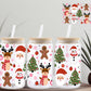 Christmas Santa Cup Wrap - 16oz