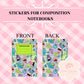 S17 - Sticker for Composition Notebook