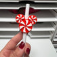 Mouse Peppermint Candy 3D Straw Toppers (Standard Size) Straw Not Included