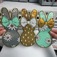 Easter Bunny Trio- Sequin Patch - Ready to Press