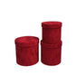 Velvet Round Flower Gift Box