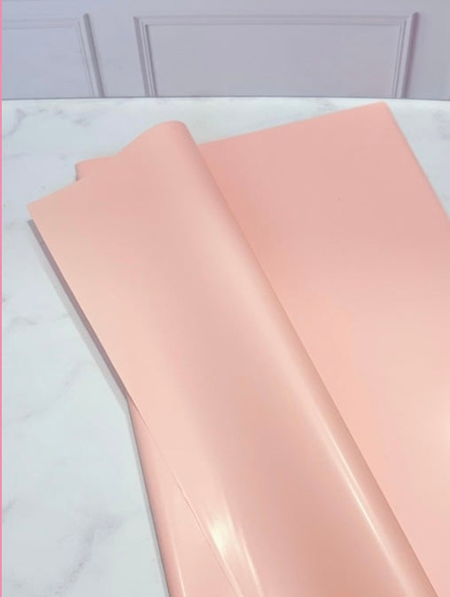 Light Pink Solid Color Korean Paper