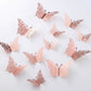 3D Mariposas - Rose Gold