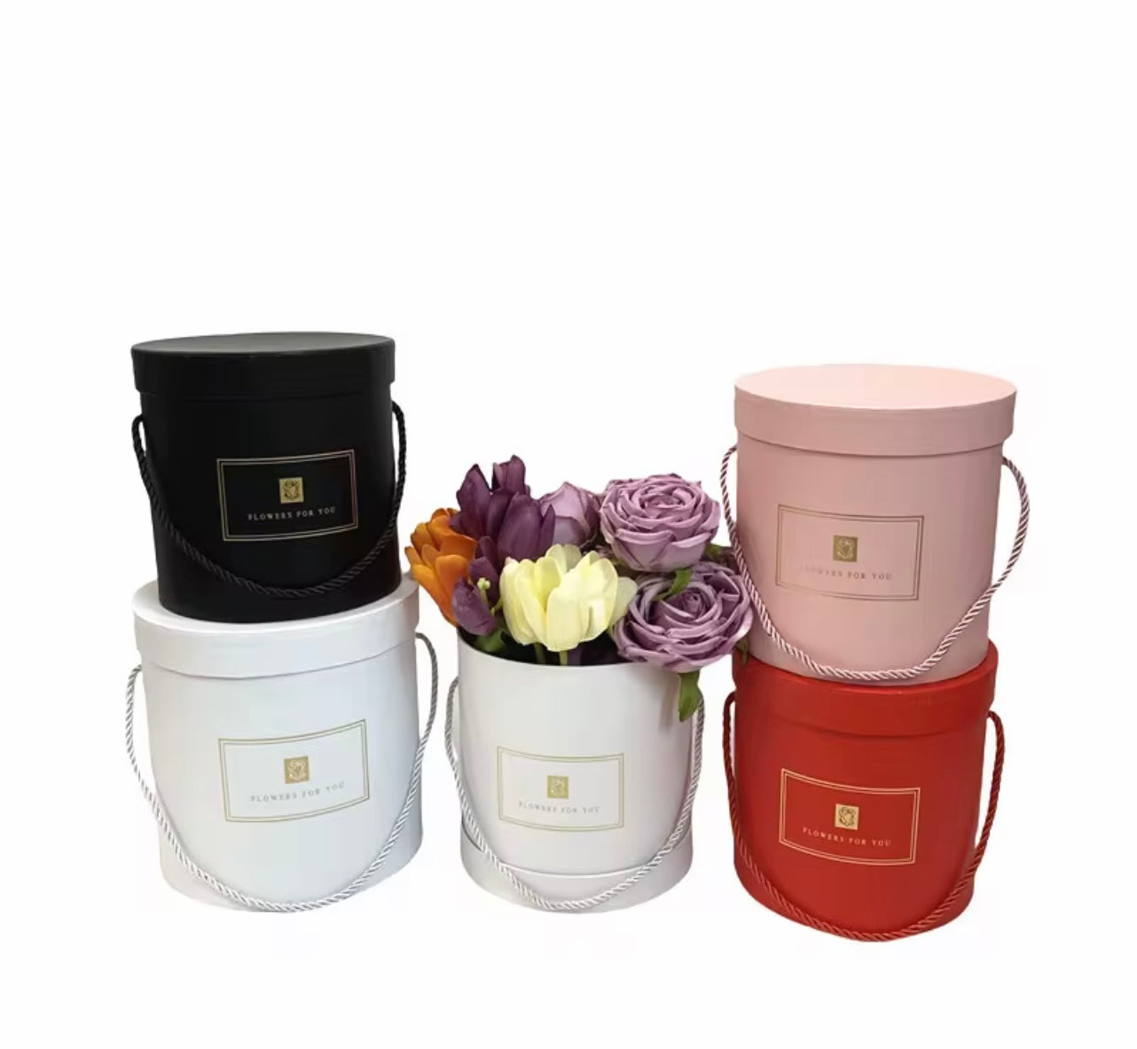 Spot  Round Flower Gift Box Set