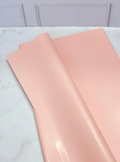 Peach Solid Color Korean Paper